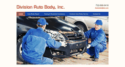 Desktop Screenshot of divisionautobody.com